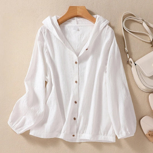MIRI LINEN HOODIE