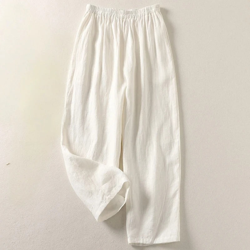 SOPHIA FLOW COTTON LINEN PANTS