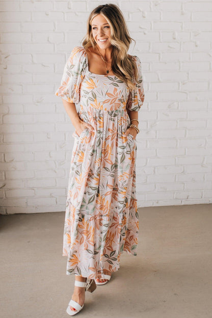 ELARA FLORAL MAXI DRESS